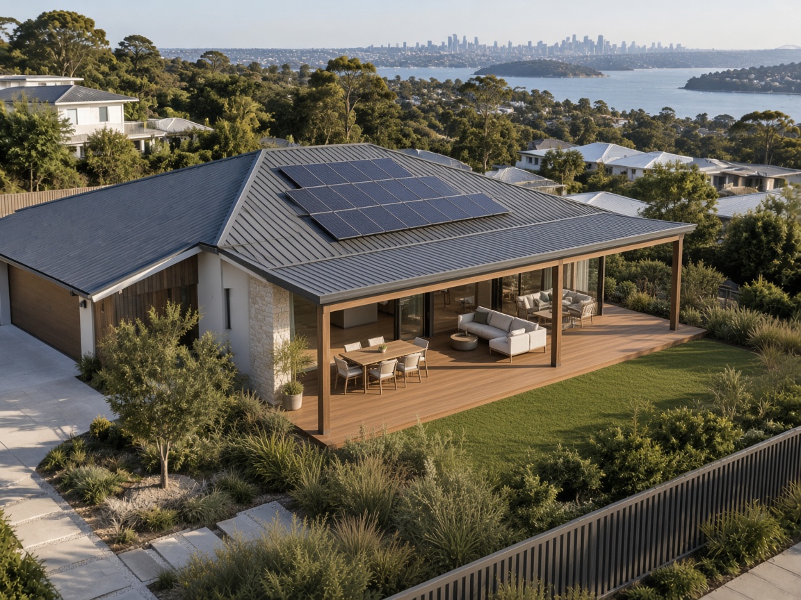 A shaded Australian verandah designed for everyday comfort